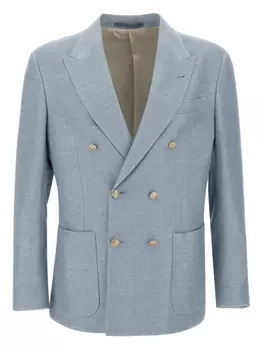 Eleventy двубортный пиджак, синий