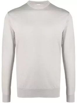 Eleventy джемпер из смесовой шерсти с круглым вырезом, серый