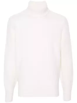 Eleventy джемпер с высоким воротником, белый