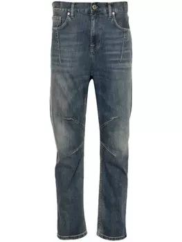 Eleventy джинсы с эффектом потертости, синий