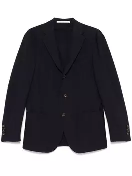 Eleventy фактурный пиджак, синий
