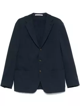Eleventy фактурный пиджак, синий