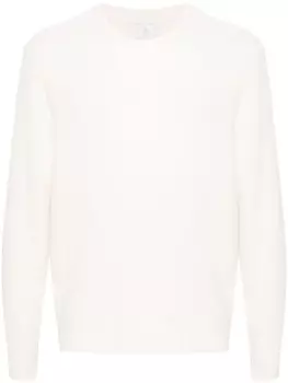 Eleventy фактурный свитер, белый