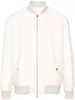 Eleventy фетровый бомбер, белый