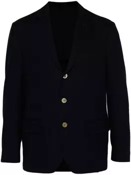 Eleventy фетровый пиджак, синий
