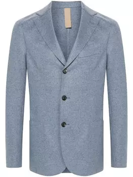 Eleventy фланелевый блейзер, синий