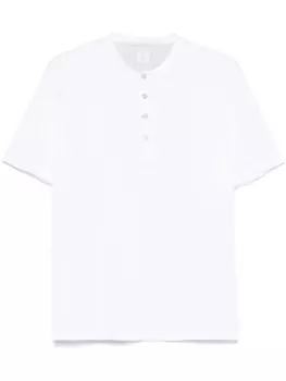 Eleventy футболка хенли, белый