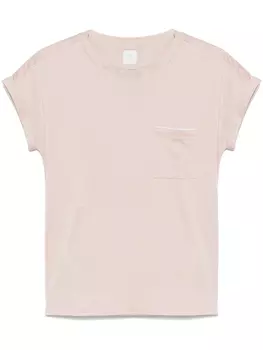 Eleventy футболка из джерси, розовый