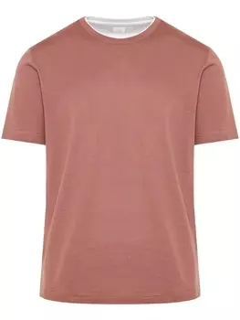 Eleventy футболка из джерси, розовый