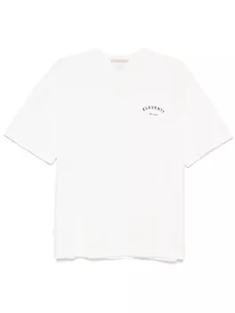 Eleventy футболка с логотипом, белый