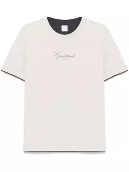 Eleventy футболка с принтом, нейтральный