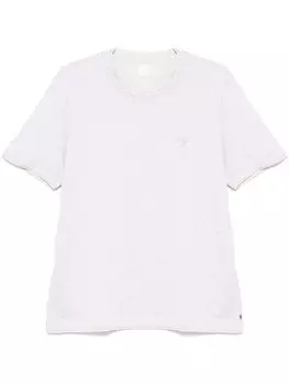 Eleventy футболка с вышитым логотипом, серый