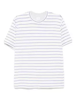 Eleventy футболка в полоску, белый