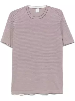 Eleventy футболка в полоску, красный