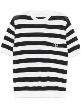 Eleventy футболка в полоску, синий