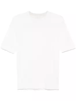 Eleventy футболка в рубчик, белый