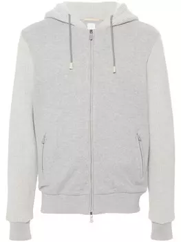 Eleventy худи со вставками, серый