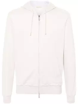 Eleventy худи в полоску, нейтральный цвет