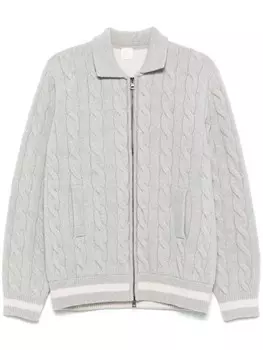 Eleventy кардиган на молнии, серый