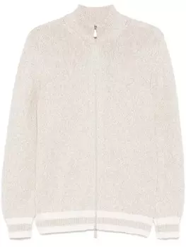 Eleventy кардиган на пуговицах, нейтральный