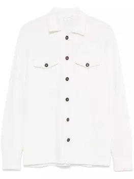 Eleventy кашемировая рубашка, белый
