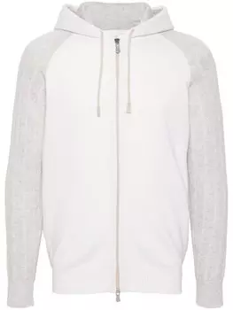 Eleventy кашемировое худи, белый