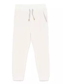 Eleventy Kids вельветовые брюки, белый