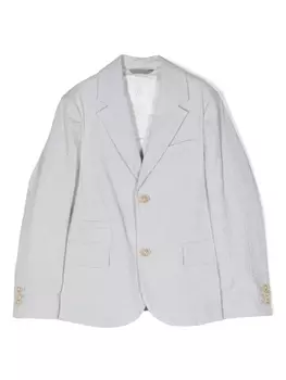 Eleventy клетчатый пиджак, серый