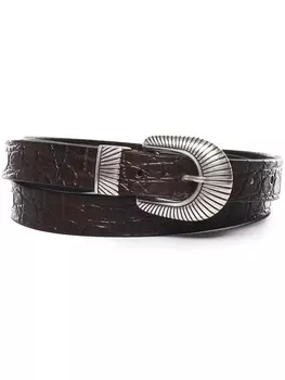 Eleventy кожаный ремень, коричневый