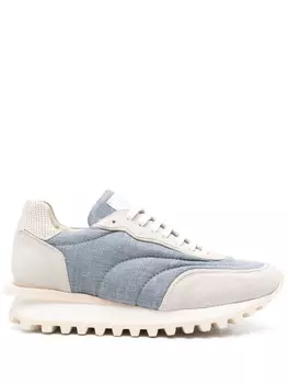 Eleventy кроссовки со вставками, синий