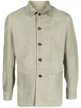 Eleventy куртка на пуговицах, зеленый