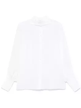 Eleventy льняная рубашка, белый