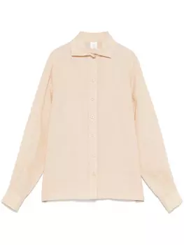 Eleventy льняная рубашка, нейтральный