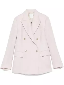 Eleventy льняной пиджак, розовый