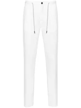 Eleventy льняные брюки чинос, белый
