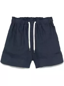 Eleventy льняные шорты, синий