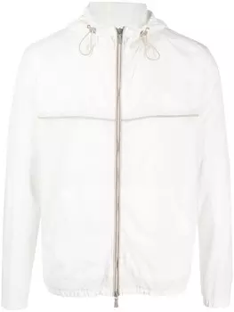 Eleventy легкая куртка на молнии, белый