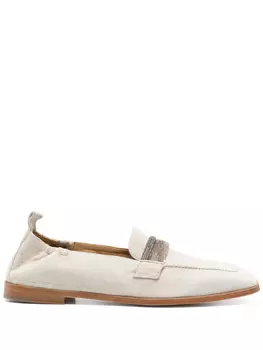 Eleventy лоферы с кристаллами, нейтральный