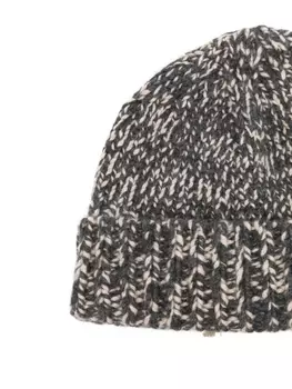 Eleventy меланжевая шапка бини, серый