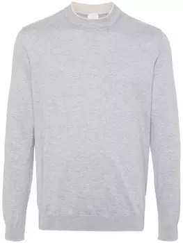 Eleventy меланжевый джемпер, серый