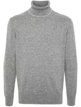Eleventy меланжевый джемпер, серый