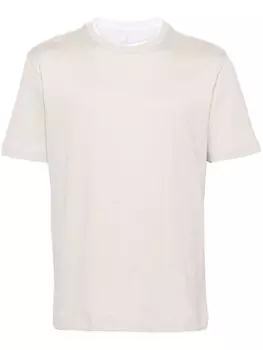 Eleventy многослойная футболка, нейтральный цвет