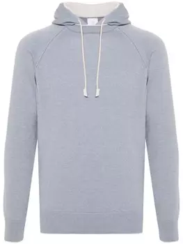 Eleventy многослойное кашемировое худи, синий