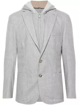 Eleventy многослойный блейзер, серый