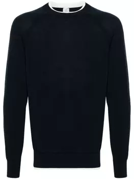 Eleventy многослойный джемпер, синий