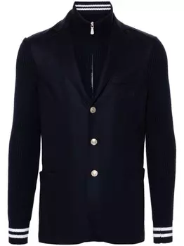 Eleventy многослойный однобортный пиджак, синий