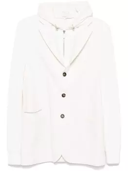 Eleventy многослойный пиджак, белый