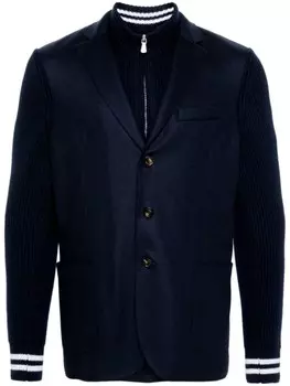 Eleventy многослойный пиджак, синий