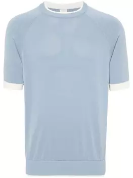 Eleventy многослойный трикотажный топ, синий