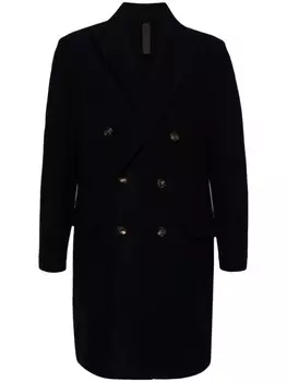 Eleventy начесаное пальто, синий